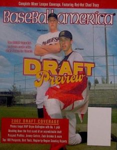 Baseball America cover with Adam Loewen & Jeff Francis