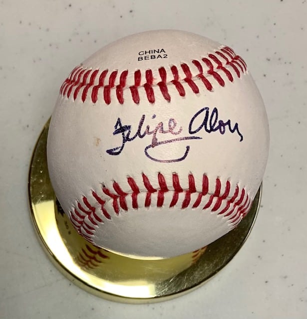 Felipe Alou signed baseball - Canadian Baseball Hall of Fame and