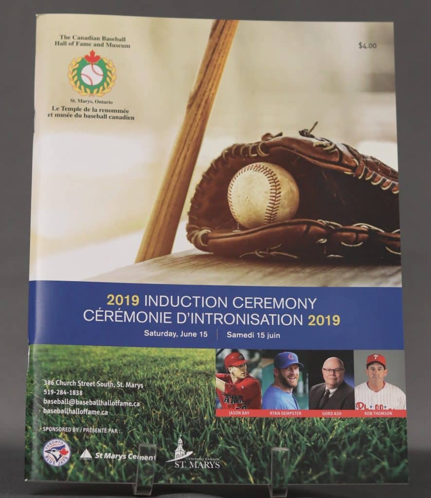 2022 Induction Program Sponsorship - Canadian Baseball Hall of Fame and ...