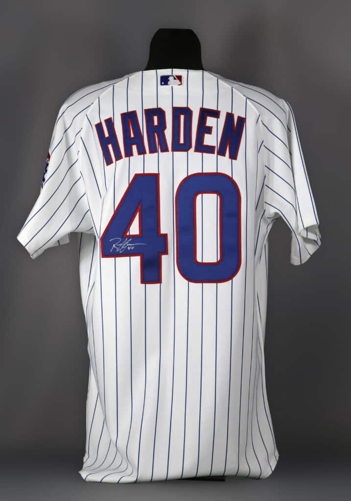 Rich Harden Chicago Cubs Jersey - back